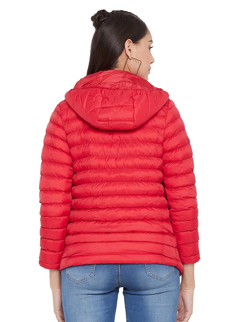hooded neck quilted jacket - 17334150 - Zoom Image - 4