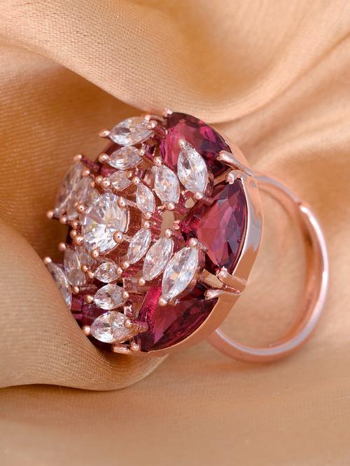 red brass finger ring - 17334242 - Standard Image - 1