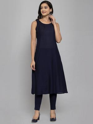 printed a-line kurta - 17334267 - Standard Image - 5