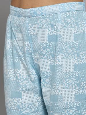 floral print suit set with face mask - 17334289 - Standard Image - 6