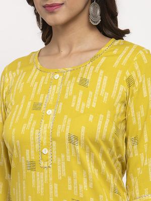 printed straight kurta - 17334349 - Standard Image - 4