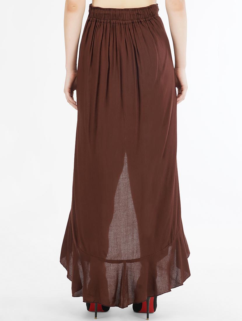 high rise ruffled palazzo - 17334394 - Zoom Image - 3