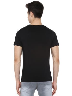 black solid t-shirt - 17334776 - Standard Image - 3