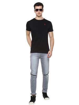 black solid t-shirt - 17334776 - Standard Image - 4