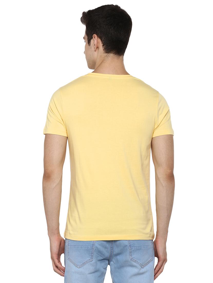 yellow solid t-shirt - 17334779 - Zoom Image - 3