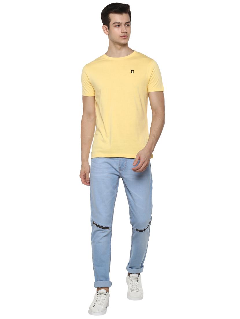 yellow solid t-shirt - 17334779 - Zoom Image - 4