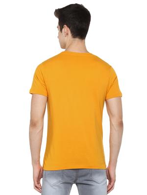mustard solid t-shirt - 17334780 - Standard Image - 3