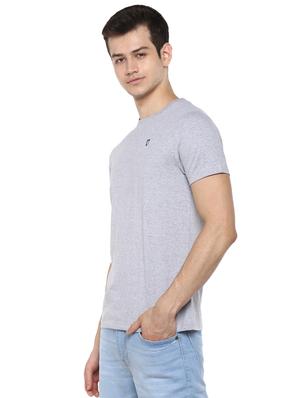 grey solid t-shirt - 17334786 - Standard Image - 2