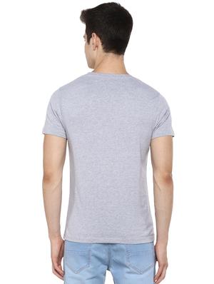 grey solid t-shirt - 17334786 - Standard Image - 3