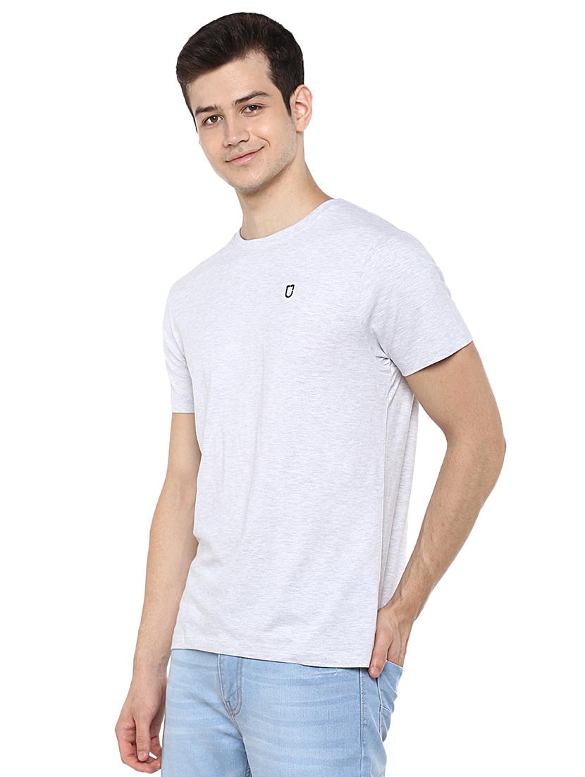 white solid t-shirt - 17334787 - Zoom Image - 2