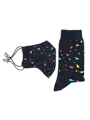 multi colored cotton sock - 17334799 - Standard Image - 5