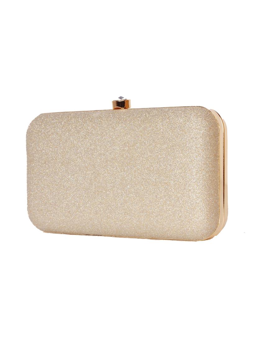silver metal box clutch - 17334829 - Zoom Image - 4