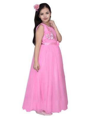 pink satin party gown - 17334907 - Standard Image - 2