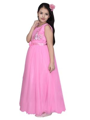pink satin party gown - 17334907 - Standard Image - 3