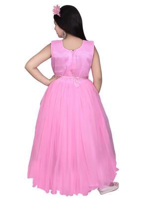 pink satin party gown - 17334907 - Standard Image - 4