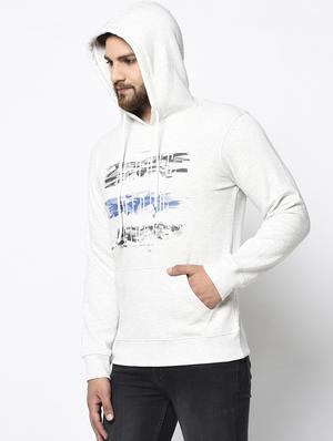 white chest print sweatshirt - 17334969 - Standard Image - 3