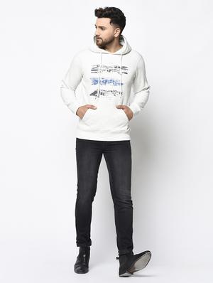 white chest print sweatshirt - 17334969 - Standard Image - 5