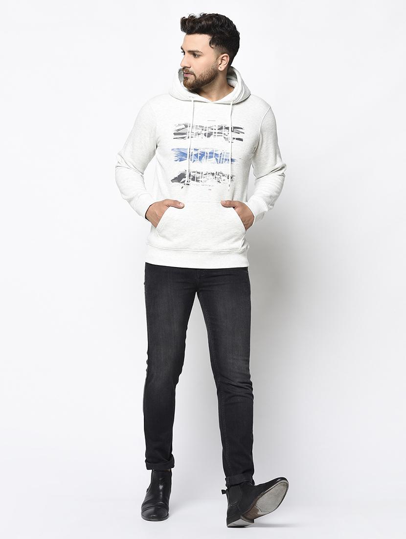 white chest print sweatshirt - 17334969 - Zoom Image - 5