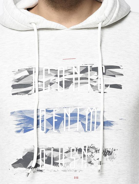 white chest print sweatshirt - 17334969 - Zoom Image - 6