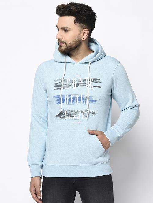 blue chest print sweatshirt - 17334970 - Standard Image - 1