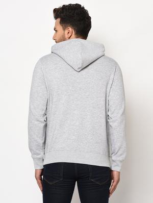grey chest print sweatshirt - 17334971 - Standard Image - 4