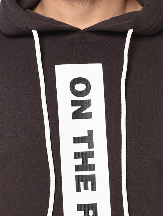 brown printed taped sweatshirt - 17334973 - Zoom Image - 6