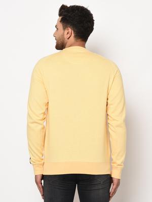 yellow printed taped sweatshirt - 17334986 - Standard Image - 4