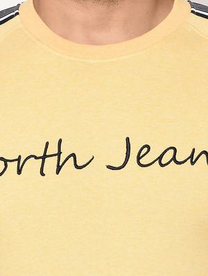 yellow printed taped sweatshirt - 17334986 - Standard Image - 6