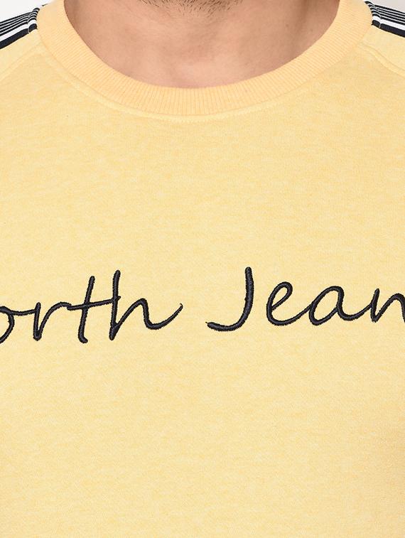 yellow printed taped sweatshirt - 17334986 - Zoom Image - 6