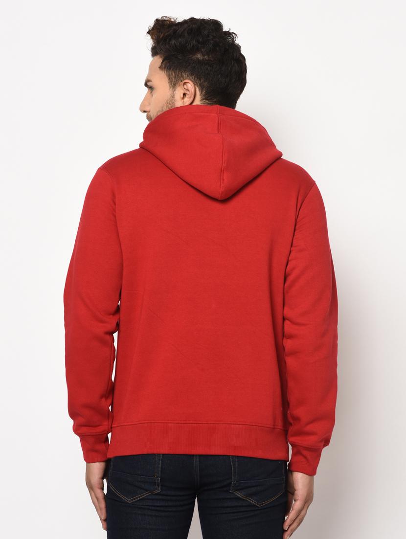 red chest print sweatshirt - 17334987 - Zoom Image - 4