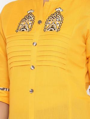 embroidered straight kurta - 17335273 - Standard Image - 4