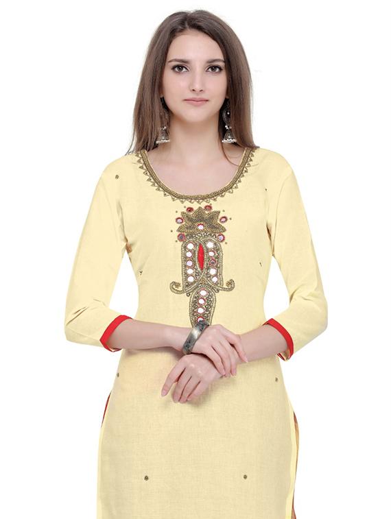 embellished unstitched suit - 17335329 - Zoom Image - 4