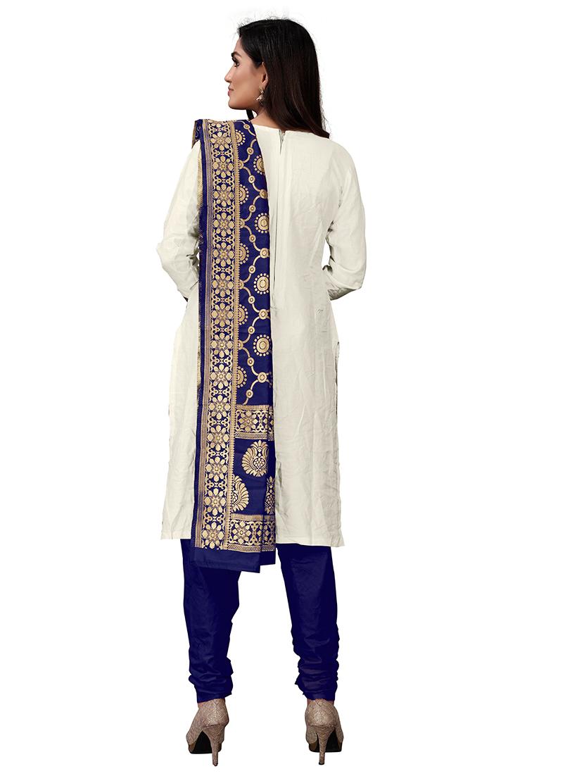 embellished unstitched suit - 17335334 - Zoom Image - 3