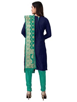 embroidered unstitched suit - 17335342 - Standard Image - 3