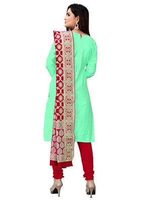 embroidered unstitched suit - 17335345 - Standard Image - 3