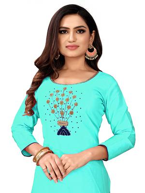 embroidered unstitched suit - 17335352 - Standard Image - 3