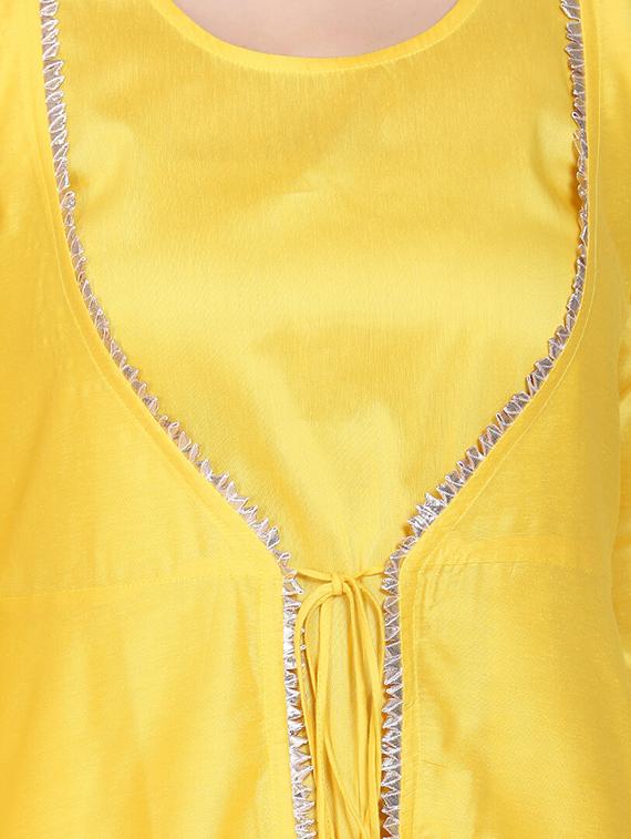 solid a-line kurta - 17335851 - Zoom Image - 4