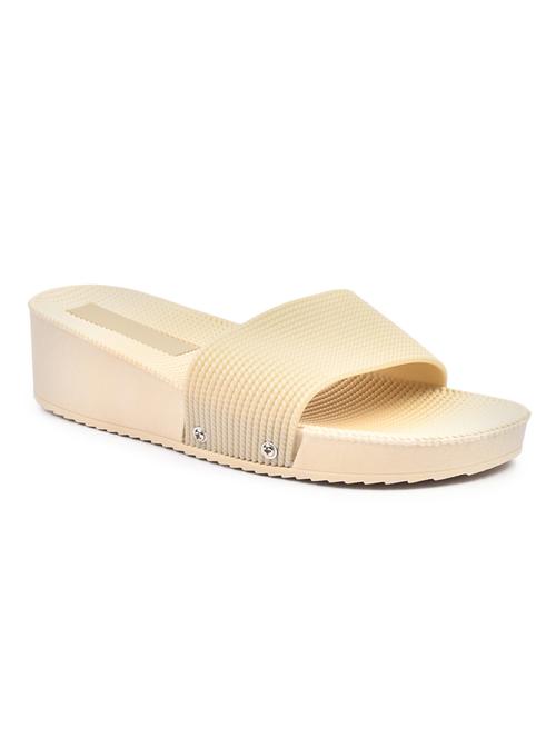 beige synthetic slippers flip flops - 17335858 - Very Small Image - 1