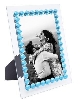 transparent blue stone table photo frame - 17335860 - Standard Image - 3