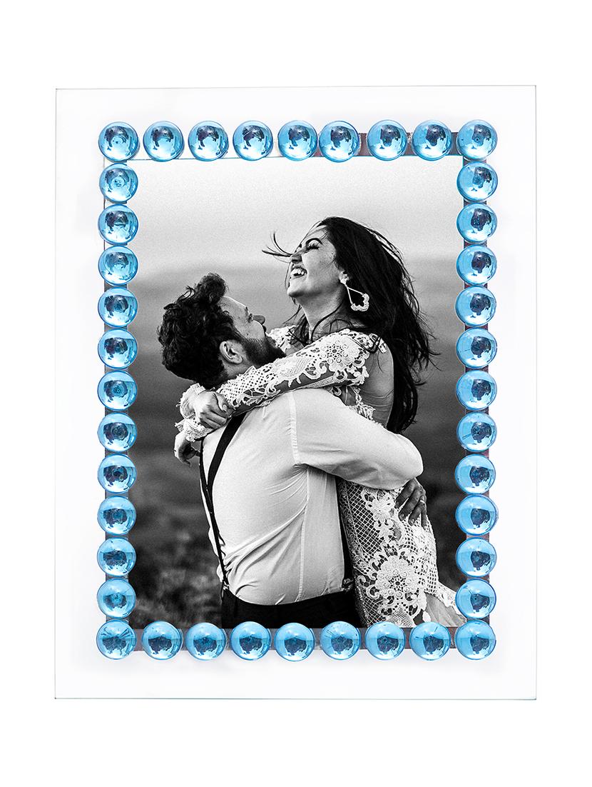 transparent blue stone table photo frame - 17335860 - Zoom Image - 2