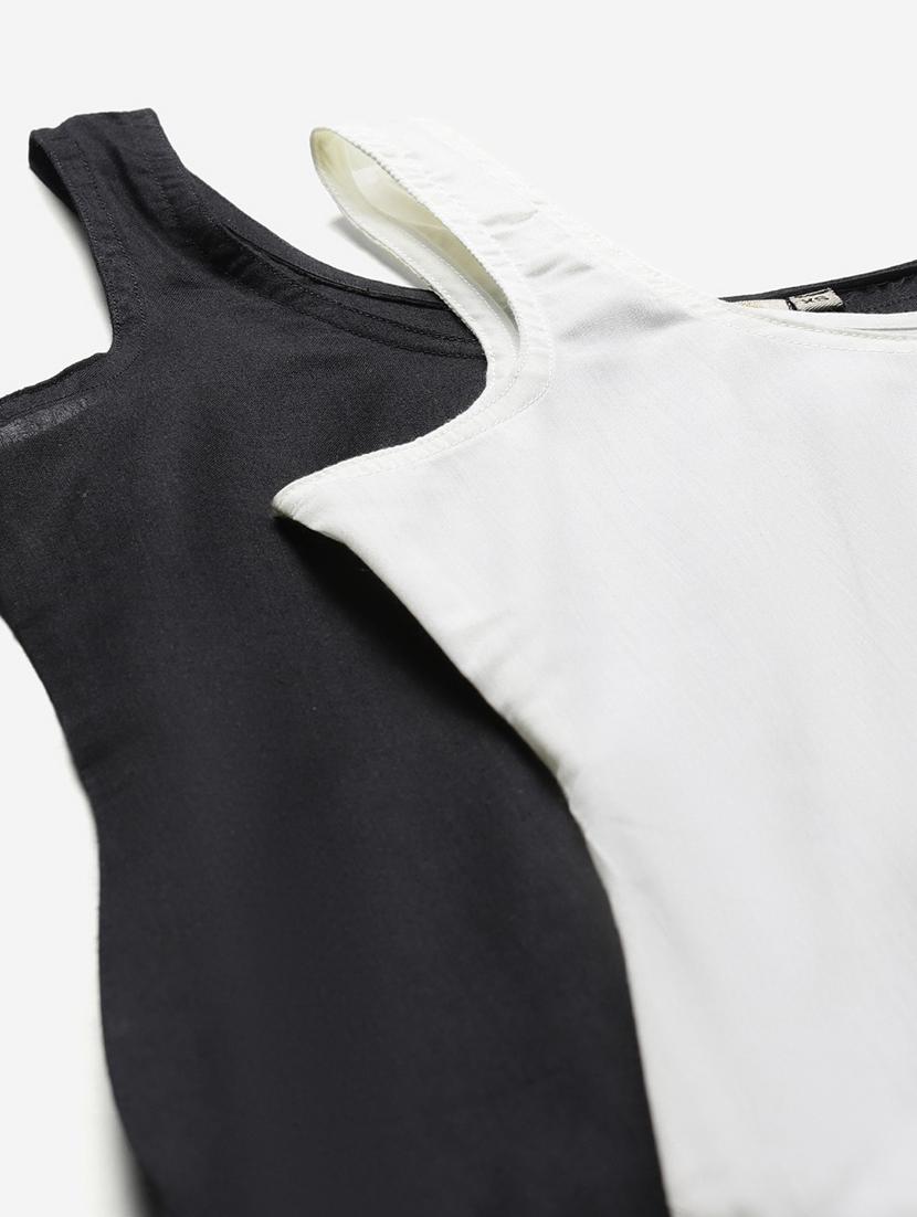 ada set of 2 cream & black camisole - 17335875 - Zoom Image - 7
