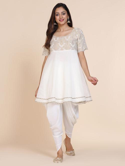 solid anarkali kurta - 17335911 - Standard Image - 1