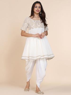 solid anarkali kurta - 17335911 - Standard Image - 2