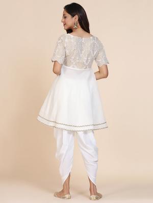 solid anarkali kurta - 17335911 - Standard Image - 3
