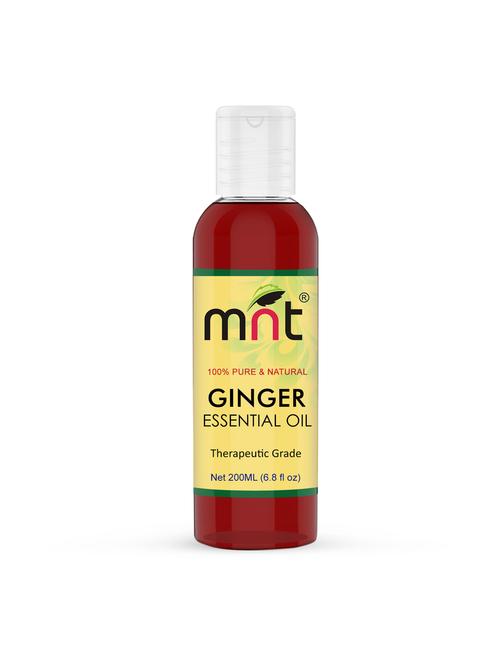 mnt ginger essential oil - pure, natural & undiluted oil for hair, skin, body & aromatherapy (200ml) - 17335932 - Standard Image - 1