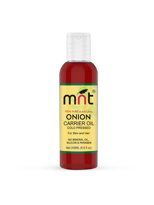 mnt onion carrier oil (200ml) 100% pure natural & undiluted for skin whitening, cold pressed, hair growth & hair growth - 17335949 - Standard Image - 1