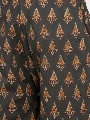 high rise printed palazzo - 17336013 - Standard Image - 5