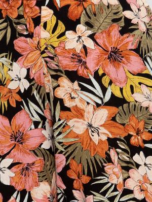 high rise floral trouser - 17336031 - Standard Image - 5