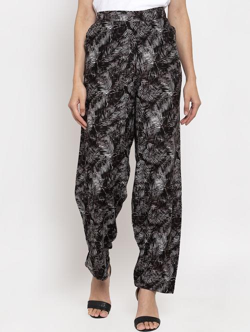 high rise flat front trouser - 17336034 - Standard Image - 1