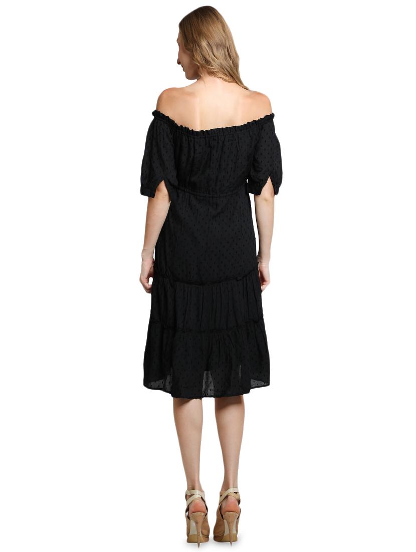 off shoulder tiered dress - 17336057 - Zoom Image - 3